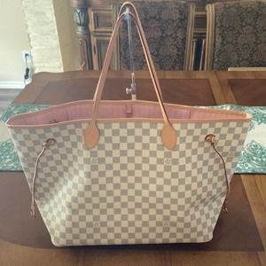 LV Damier Azur Neverfull GM